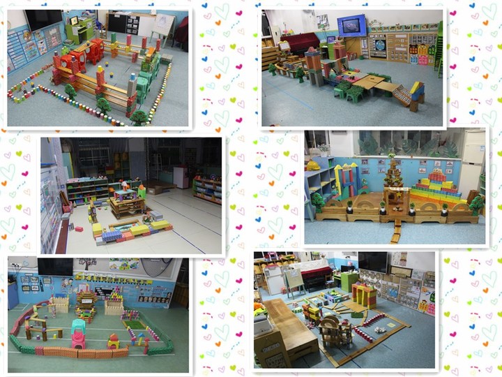 回歸童年樂，老師建構(gòu)忙                   --花園幼兒園教師搭積木比賽